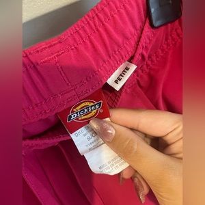 hot pink dickies scrub pants